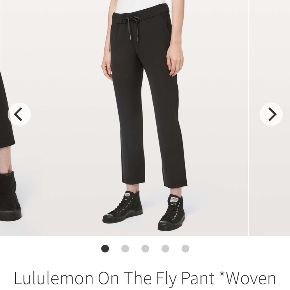 Lululemon On The Fly Pant Woven Size 6